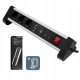 Gniazdo za stol Spacetronik ERGOLINE SPS-T38BS (srebrno-crna)