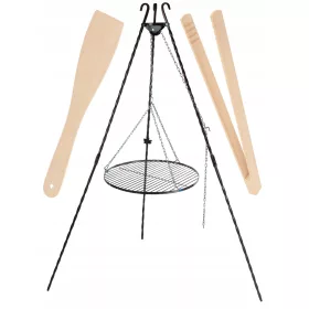 TRONOŽAC ZA VRTNI ROŠTILJ + REŠETKA + LOŽIŠTE 60 CM