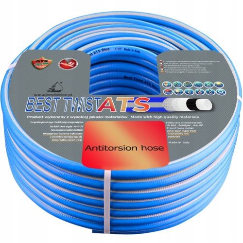  Best ATS Twist neuvijajuće vrtno crijevo 1/2" 50 m plavo