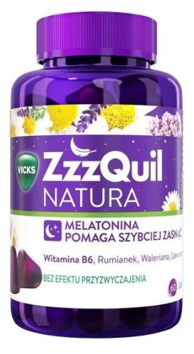 Zzzquil Natura - želeći bomboni s melatoninom i biljnim ekstraktima, 60 komada