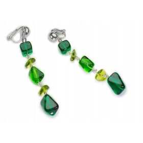    Jablonex kopče za vješanje od staklenih perli, zelene, 5 cm