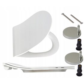 WC daska Estiva slim N, bijeli duroplast