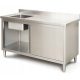 GASTRONOMSKI RADNI STOL S BAZENOM I INOX SUDOPEROM, 150 CM