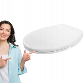 WC daska za toaletnu školjku Ceramika, bijeli duroplast