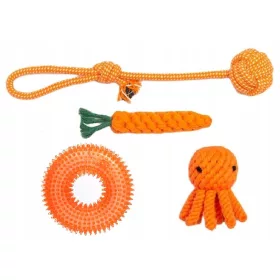 Orange Set igračaka za malog psa, GRIZALAKA