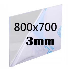  Bezbojna akrilna PLEXI ploča dimenzija 800x700x3mm