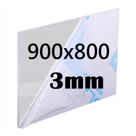  Bezbojna akrilna PLEXI ploča dimenzija 900x800x3mm