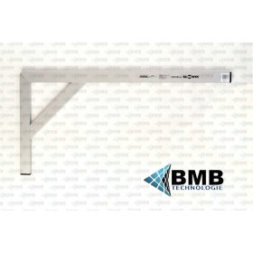   Aluminijska kutača za građevinarstvo 120 x 60 cm s prečkom - SŁOWIK