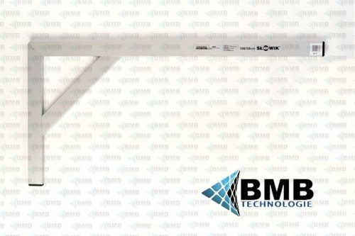 Aluminijska kutača za građevinarstvo 120 x 60 cm s prečkom - SŁOWIK