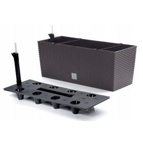    Prosperplast saksija 51 cm x 19 x 18,6 cm promjer 8,58 cm plastične nijanse smeđe i bež boje