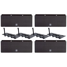    Prosperplast lonac za cvijeće 206 cm x 19,5 x 18,5 cm plastične nijanse smeđe i bež boje