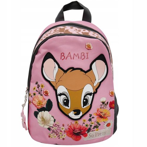 Dječji ruksak Bambi Beniamin s više odjeljaka za djevojčice, crni