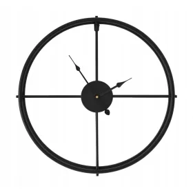 Handloteka zidni sat crni 50cm