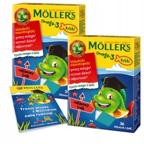   Möller's Omega-3 Rybki s okusom maline + besplatna bojanka za djecu!