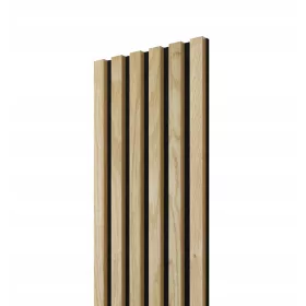 Ukrasne letvice Lamele3D 30x275 cm hrastov furnir