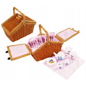 Košara za piknik s porculanom Small Foot 5300 30 kom.