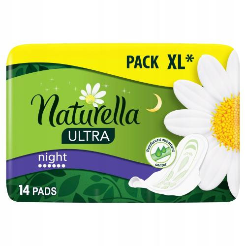 Naturella Ultra Noćni Higijenski Ulošci s Krilcima x14