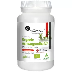 Ashwagandha KSM-66 Organski Ekstrakt 200 mg - 100 Kapsula