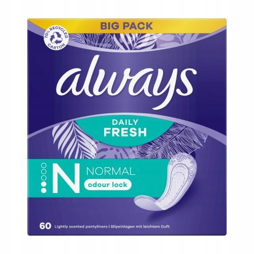 Always Daily Fresh Normal Higijenski Ulošci, 60 kom