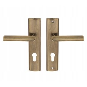 Metal-Bud Duga vanjska ručka, ploča s rupom za umetak