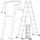 Više ljestve 5,6 m aluminijske 1 x 16 do 150 kg