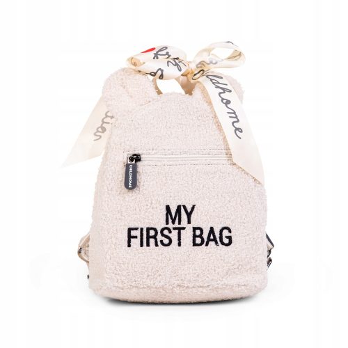 Dječji ruksak s ručkama My First Bag Teddy Bear White (Limited Edition)