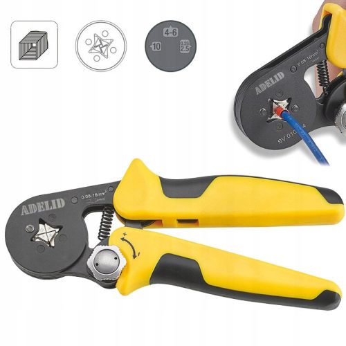 XFORCE Stroj za krimpovanje tuleja 0,25 mm² - 16 mm²