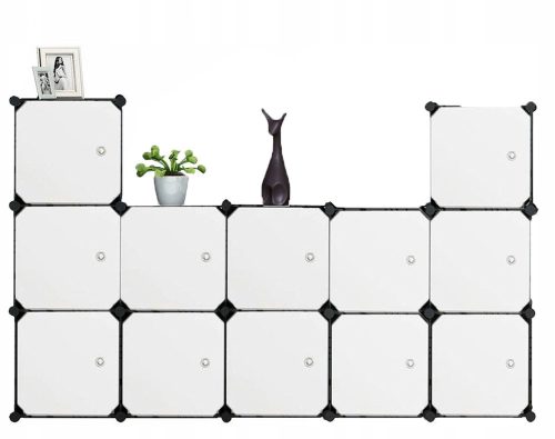 MAXXLLC garderoba 140 x 107 x 47 cm crna
