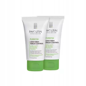   IWOSTIN PURRITIN Lekki Krem za Kontrolu Sebuma, 60 ml - Pakiranje od 3 Komada