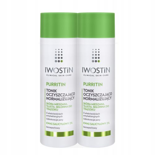 IWOSTIN PURRITIN Tonik za čišćenje i normalizaciju kože, 200 ml
