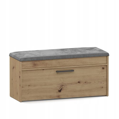  TopEshop ormarić za cipele sa sjedalom 100 x 49 x 35 cm obrtnički hrast