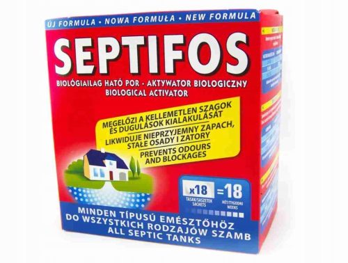 Preparat za septičke jame Bakterijske vrećice SEPTIFOS, 648g/18 komada