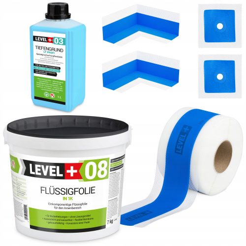 Hidroizolacijski set Flüssigfolie 7kg Traka 5m