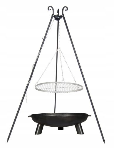  VRTNI GRIL VISEĆI TRONOŽNI KAMIN 80CM