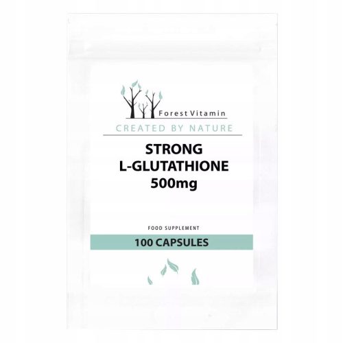 FOREST VITAMIN Strong L-Glutathione 500mg - 100 kapsula za detoksikaciju i antioksidativnu zaštitu