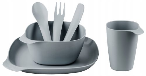  Praktičan plastični set posuđa