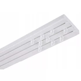 Trostruka garnišna 3 PVC stropna šipka III 245 set
