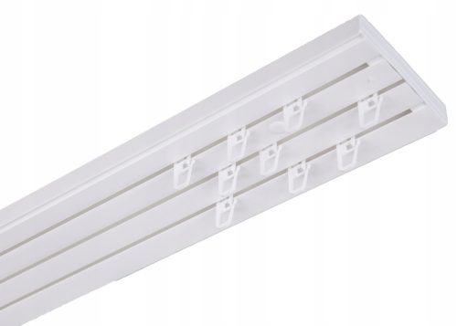 Trostruka garnišna 3 PVC stropna šipka III 245 set