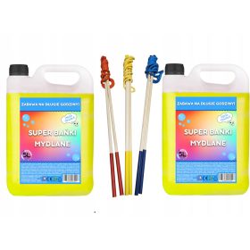   Pjena za mehuriće od sapuna 10 litara, štapići, 3 štapića