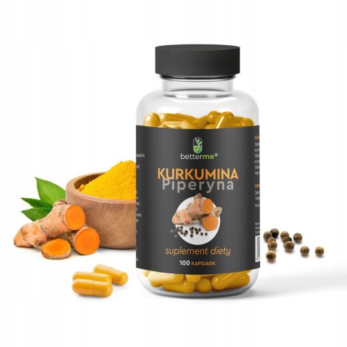  BetterMe Curcumin 95% i piperine curcumin kurkuma 100 kom.