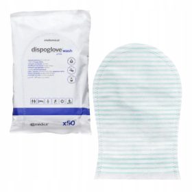   Rukavice za pranje tijela s CV Medica Dispoglove sapunom, 50 kom