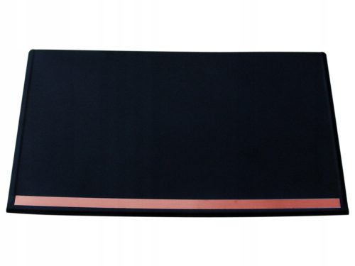 Lim za kaminom, crni mat čelik, 100x60cm + bakar