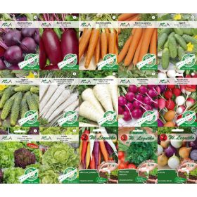 Set za uzgoj povrća NA TRACI 15 paketa sjemenki