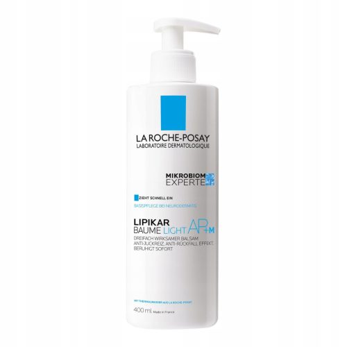 La Roche-Posay Lipikar Baume AP+M Svjetli Balzam za Tijelo i Lice za Suhu i Osjetljivu Kožu 400 ml