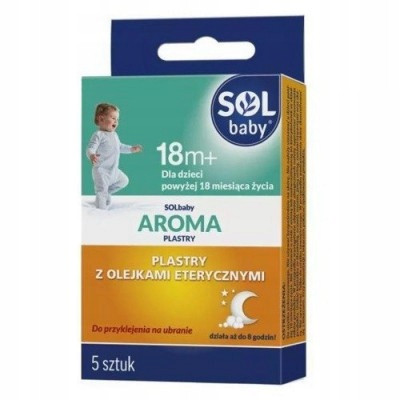 SOLbaby Aroma flasteri s eteričnim uljem 5 kom