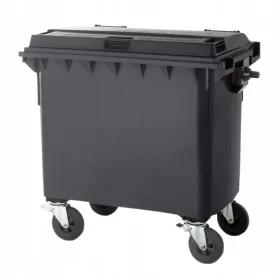 Kontejner za miješani otpad WEBER 660l crni