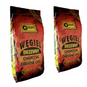 Briketi, drveni ugljen za roštiljanje - Grilex 2,5 kg