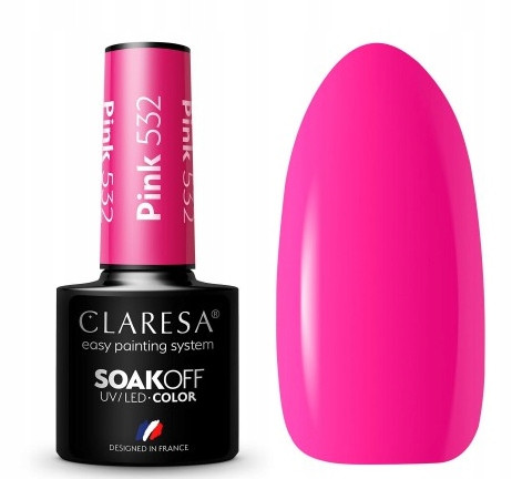 Clairesa Pink 532 5g hibridni lak