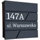 Poštanski sandučić za pisma i novine T1 Antracit UV PRINT