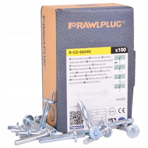  Rawlpg betonske tiple 6 x 40 mm 100 kom.